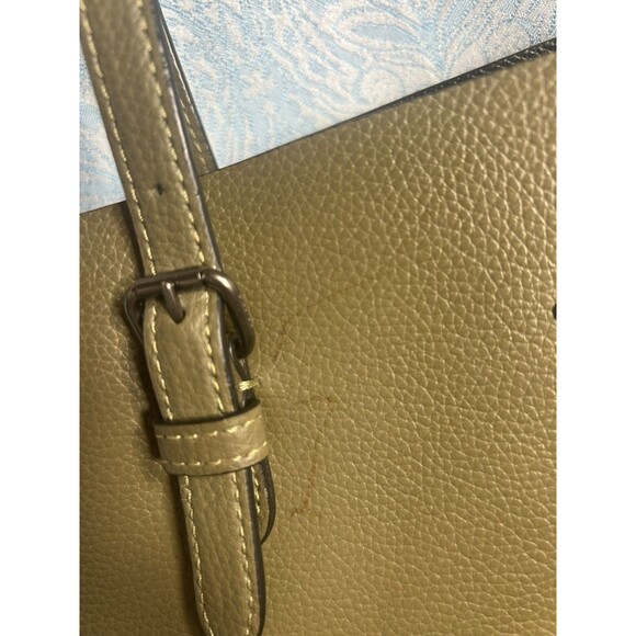 Authentic COACH Mollie 25 Tote Bag 22 In olive green - Picture 8 of 13